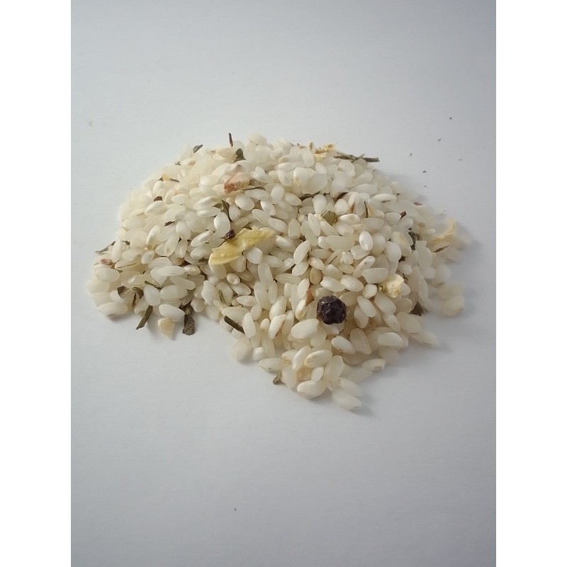 Risotto de albahaca y frutos secos