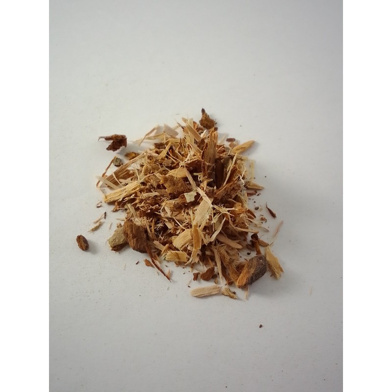 Sauce corteza cortada