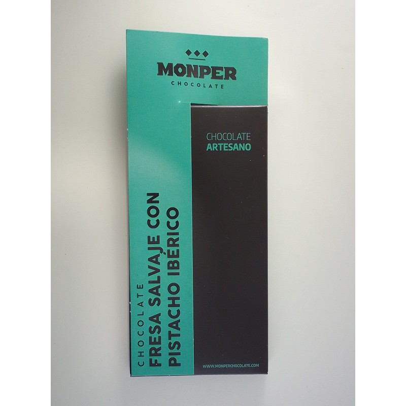 Chocolate Monper Fresa Salvaje con Pistacho Ibérico