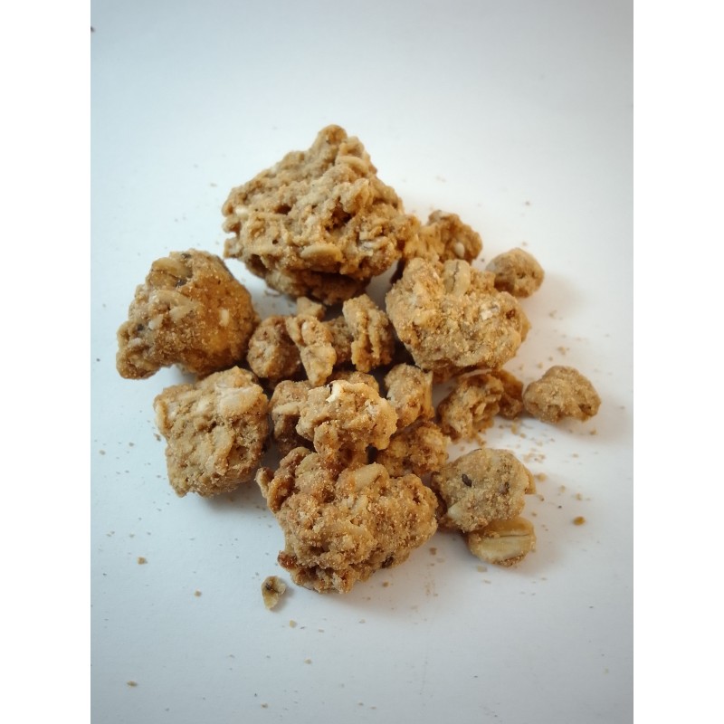 Granola crema cacahuete y vainilla