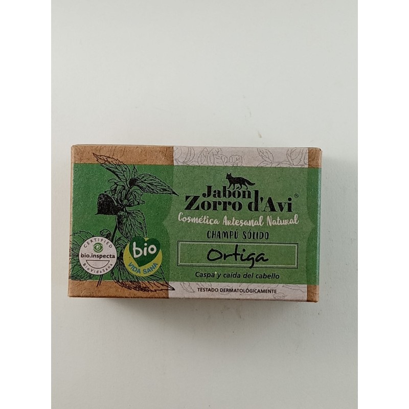 Champú sólido de ortiga Zorro D'avi