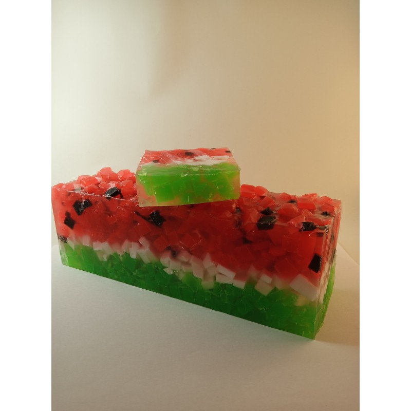 Jabón Artesano de glicerina aroma sandía