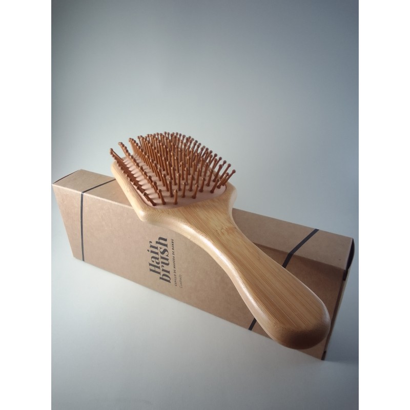 Cepillo cabello de bambú