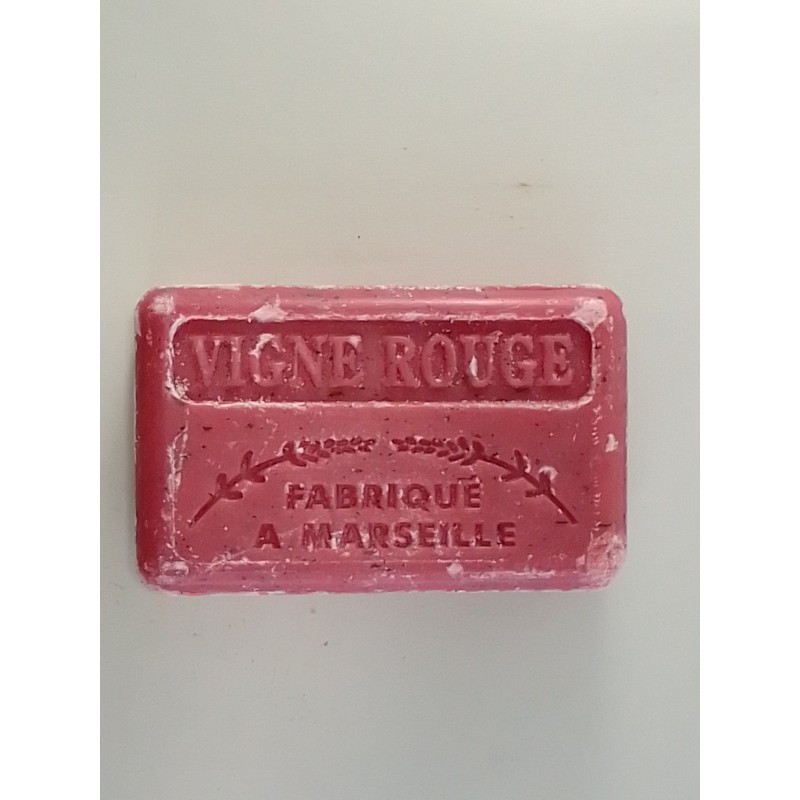 Jabón de marsella con uvas rojas