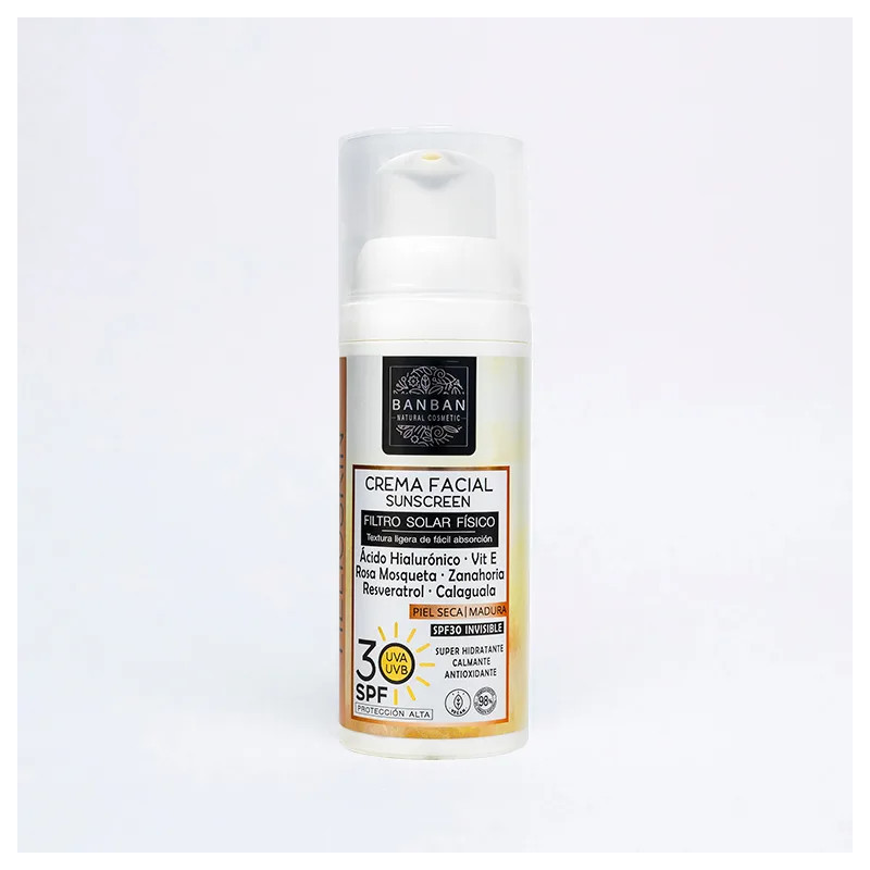Crema Solar  Facial HELIOSKIN Piel Seca Madura SPF30