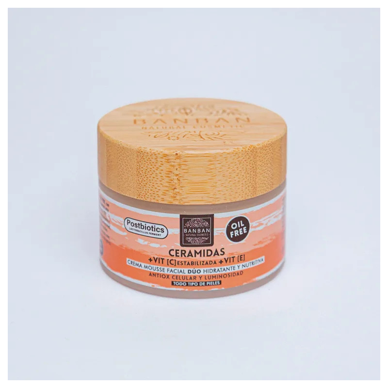 Crema Mousse Facial Dúo Ceramidas y Vitamina C