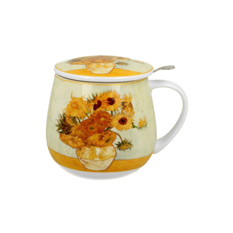 Taza Los Girasoles Van Gogh con filtro