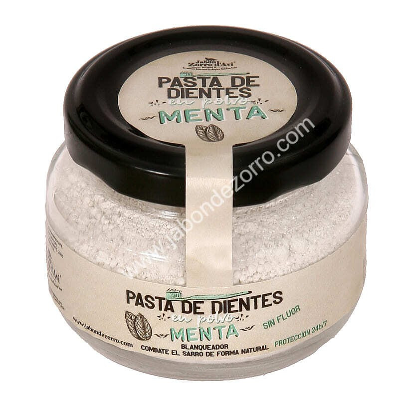 Pasta de dientes en polvo
